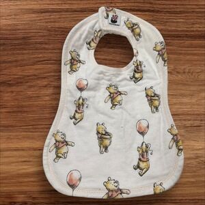 Bestemade Winnie‎ the Pooh Baby Bib Terry Cloth Burp Cloth Bear Balloon